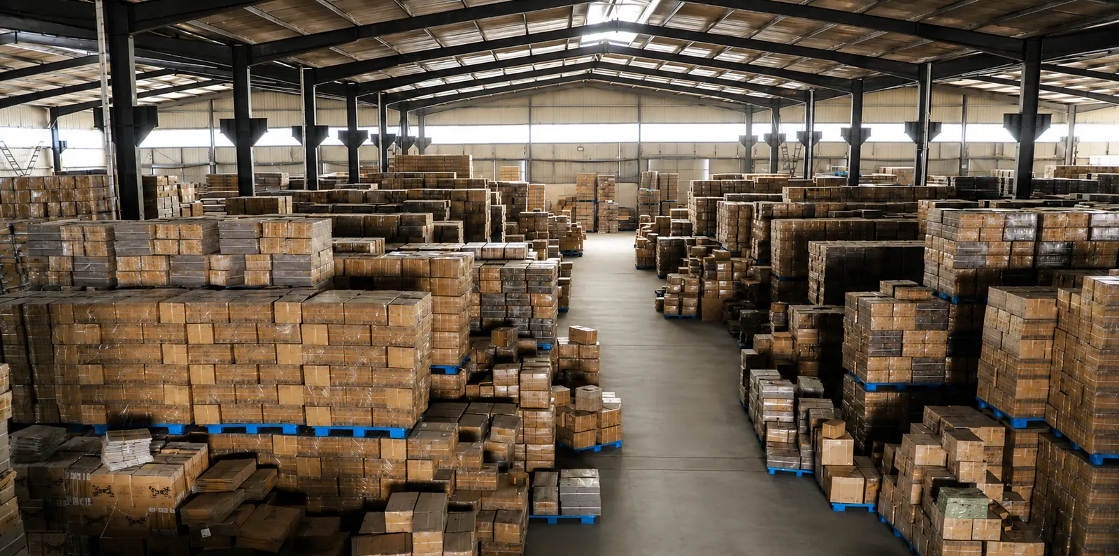 Yongtai finished carton warehouse
